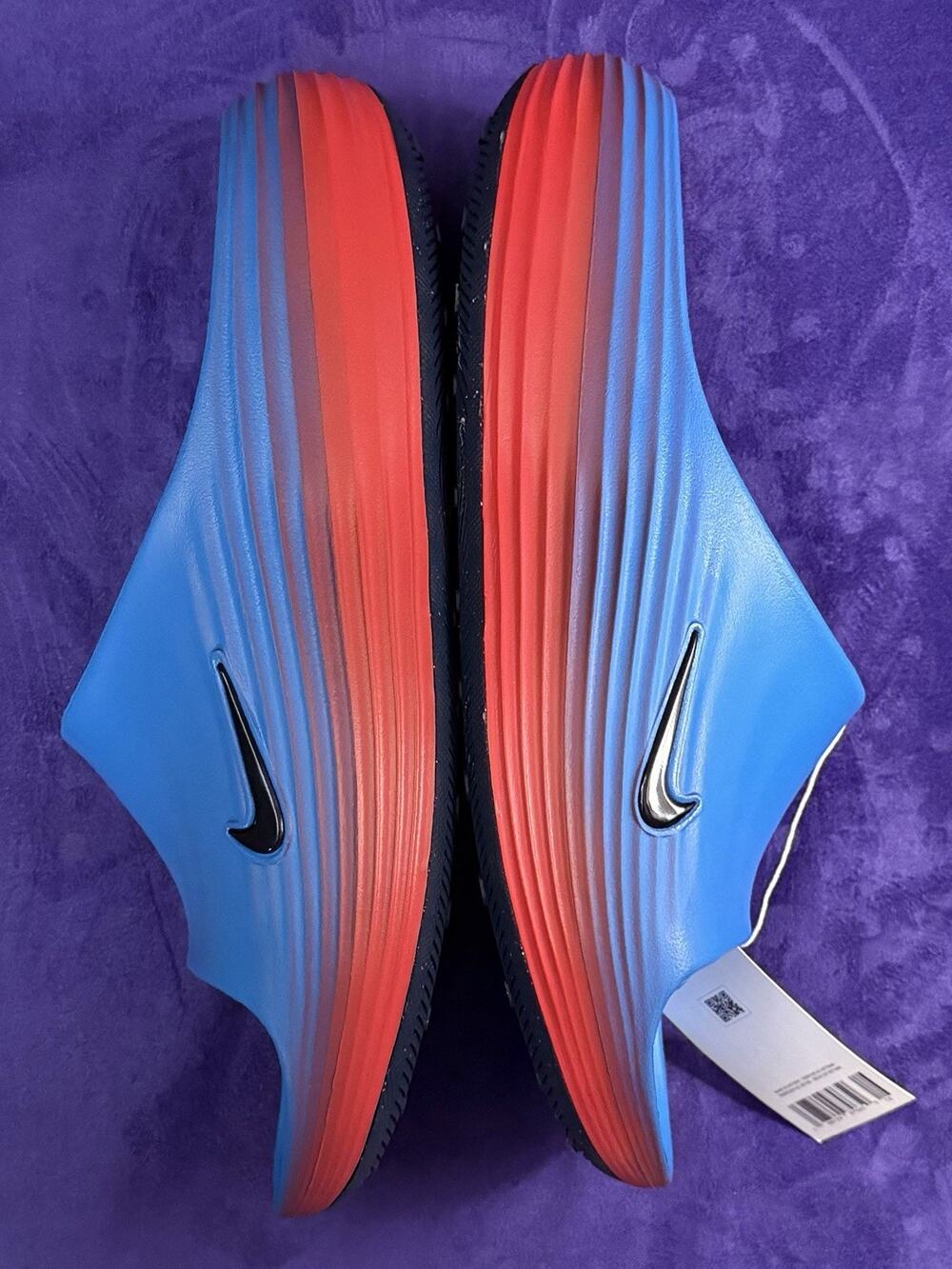 NIKE REACTX REJUVEN8 Slides/Sandals Unisex Red/Navy Size M.13/14 HV4484 NWB